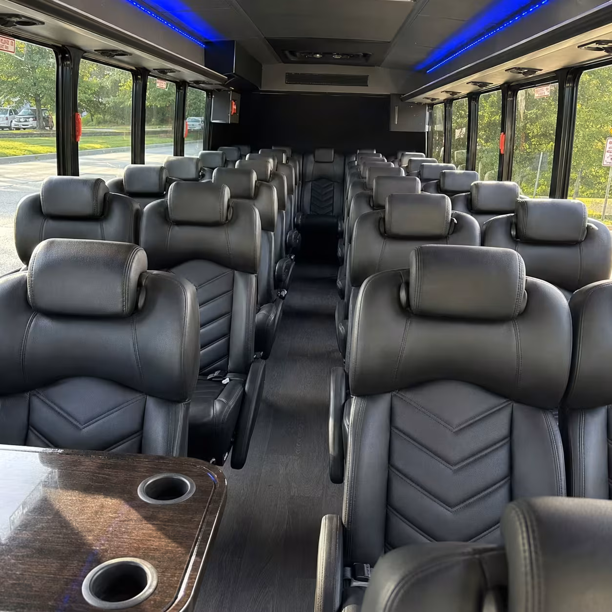 35 passenger minibus inside
