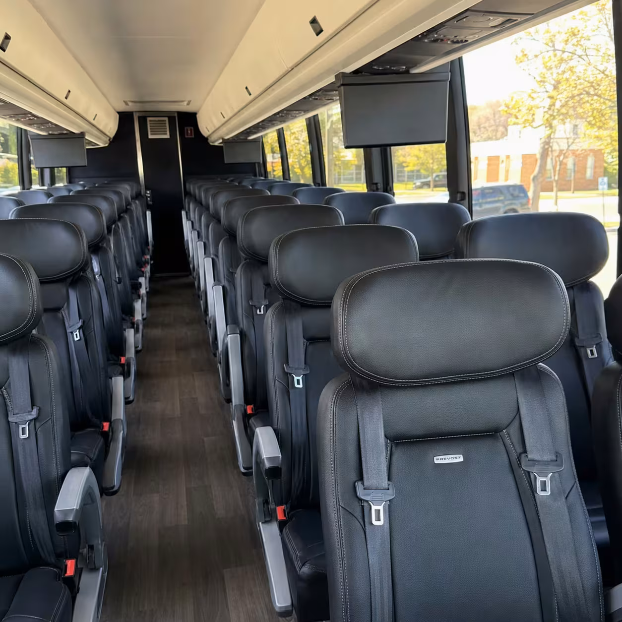 plantation charter bus interior